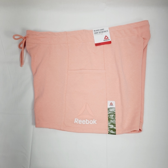 * Reebok XXL athletic fitness shorts fuchsia red drawstring waistline s… - Picture 3 of 7